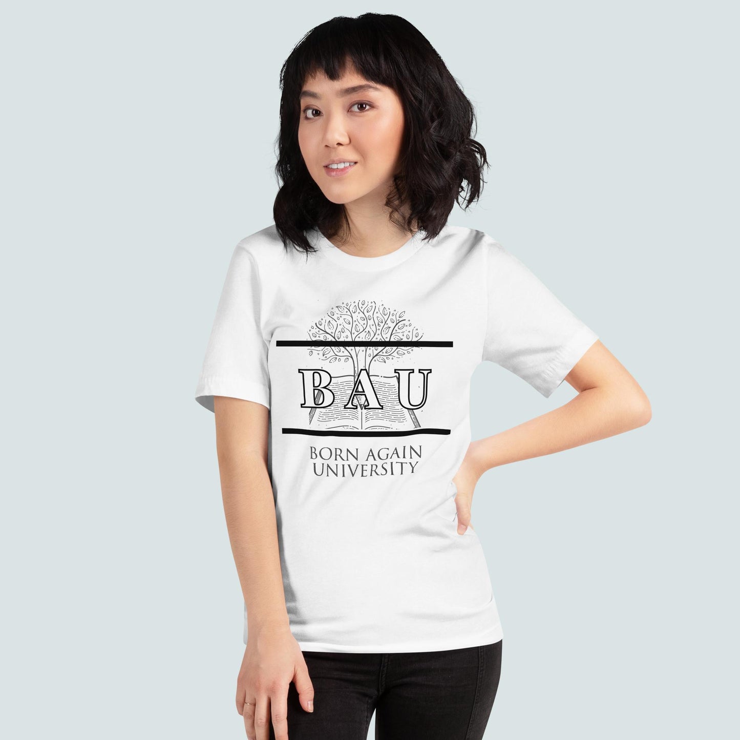 Born Again University (BAU) Tshirt
