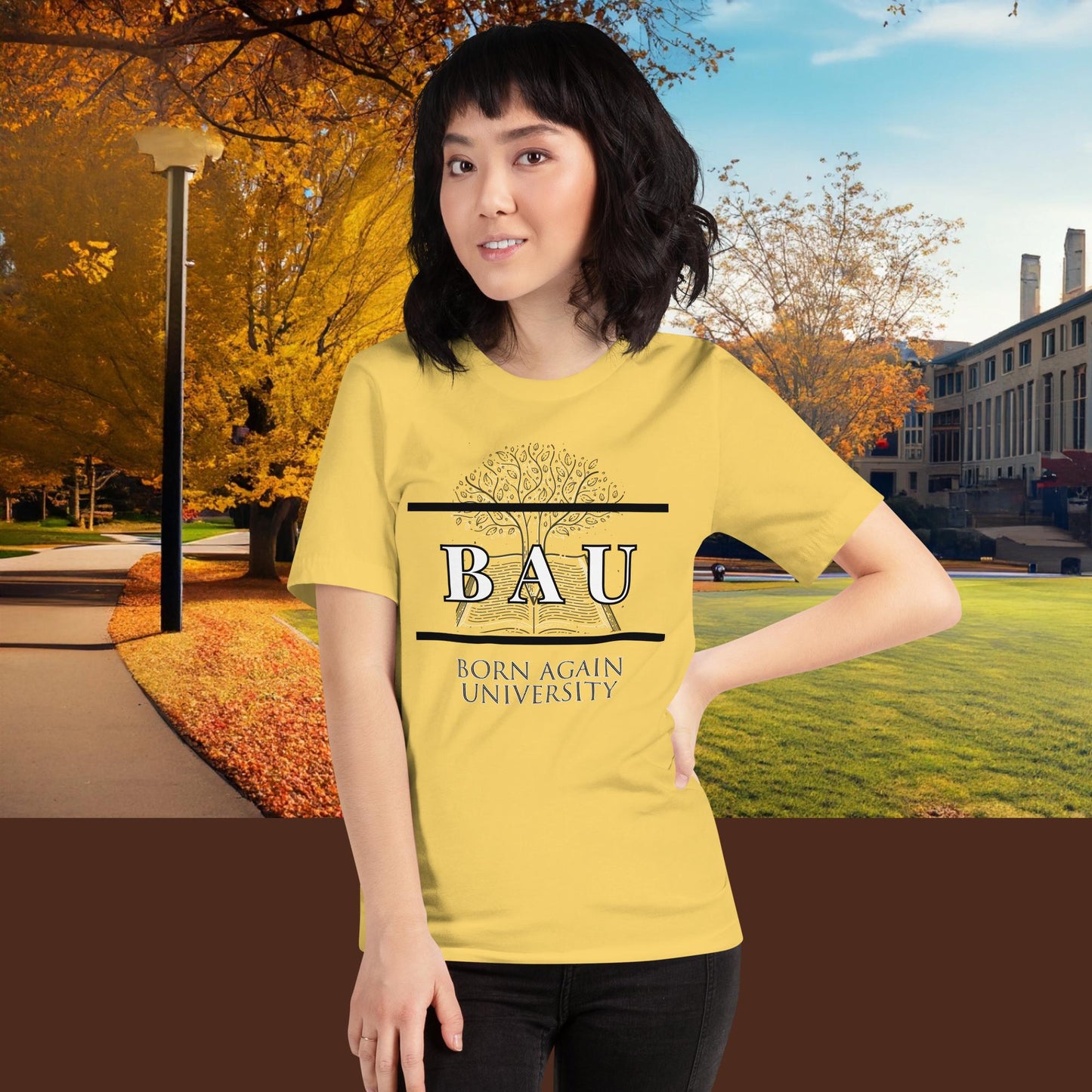 Born Again University (BAU) Tshirt
